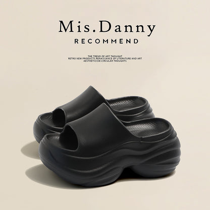 Chunky Sole Open-Toe Mules NA8651