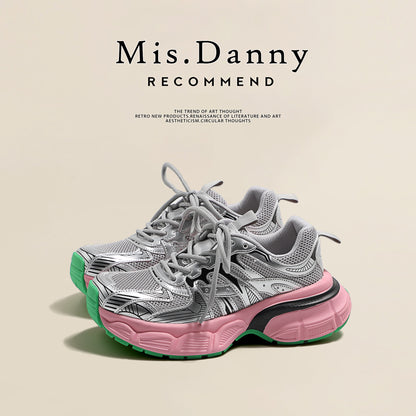 Mesh Platform Dad Sneakers NA8678