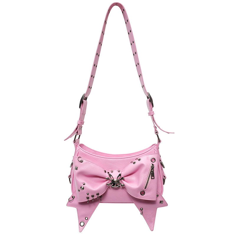 Metal Accent Shoulder Bag NA6666