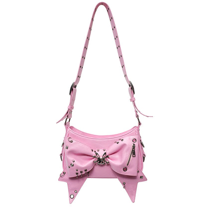 Metal Accent Shoulder Bag NA6666