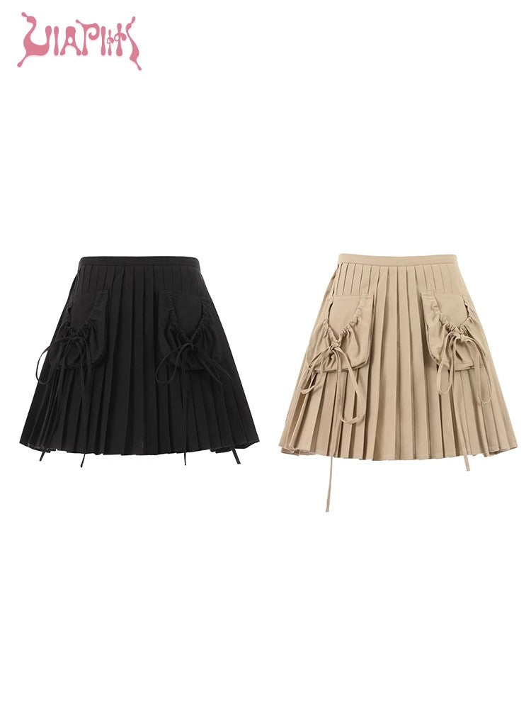 Pleated A-line Fluffy Skirt NA4805