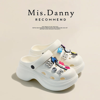 Hollow Design Platform Sandals NA8696