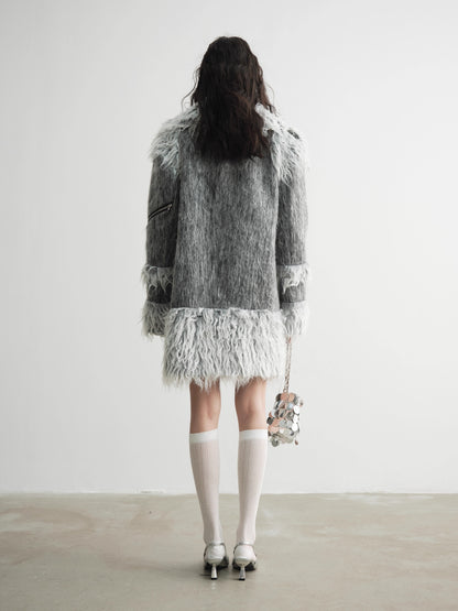 Oversize Furry Jacket NA5182