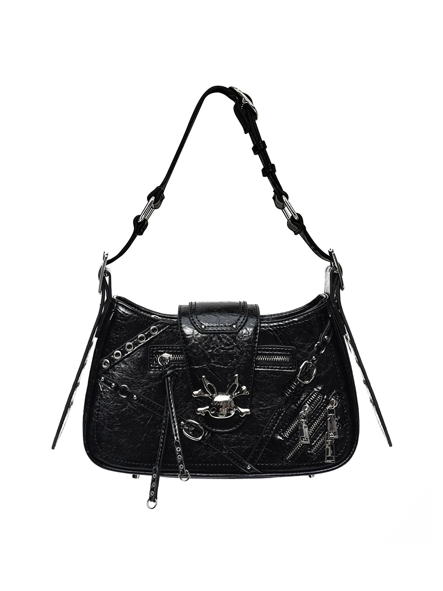 Metal Accent Shoulder Bag NA6657