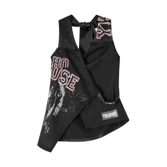 Halter Letter Print Tank Top NA9233