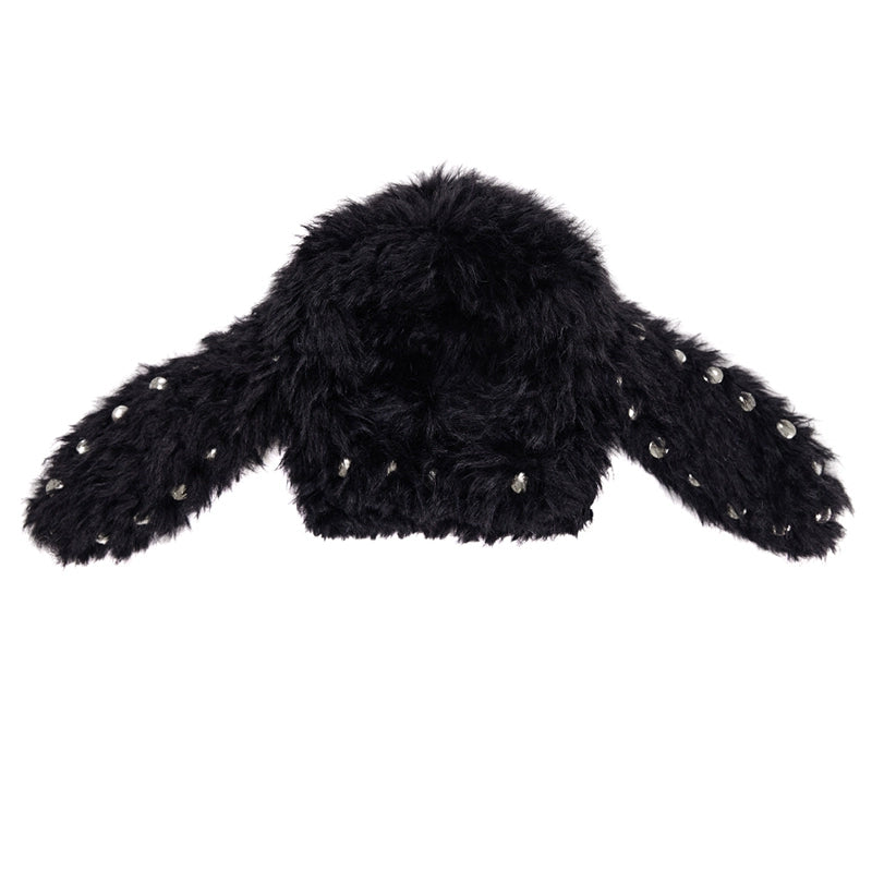 Studded Rabbit Ear Hat NA6698