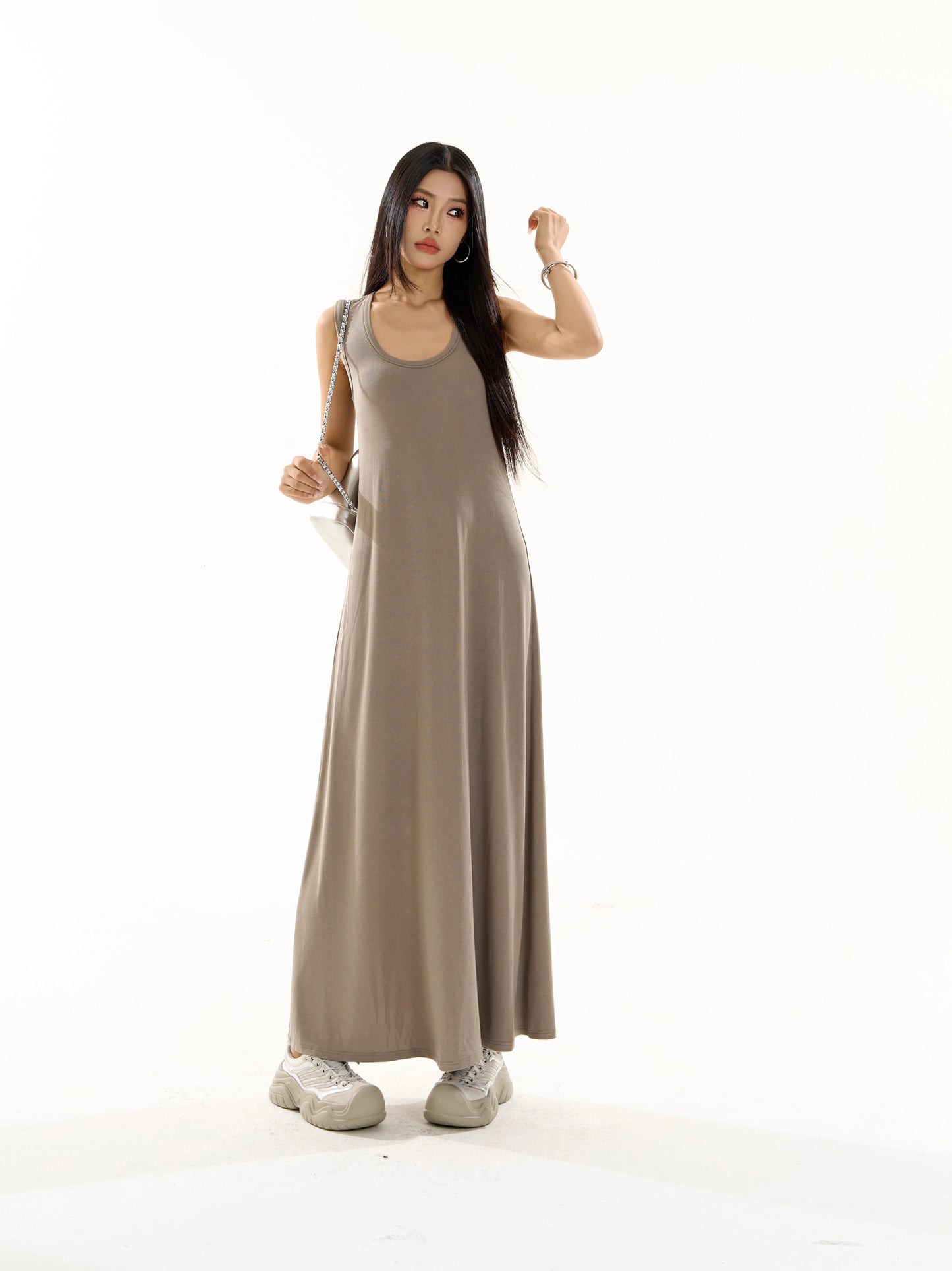 Tank Top Long Dress NA3621