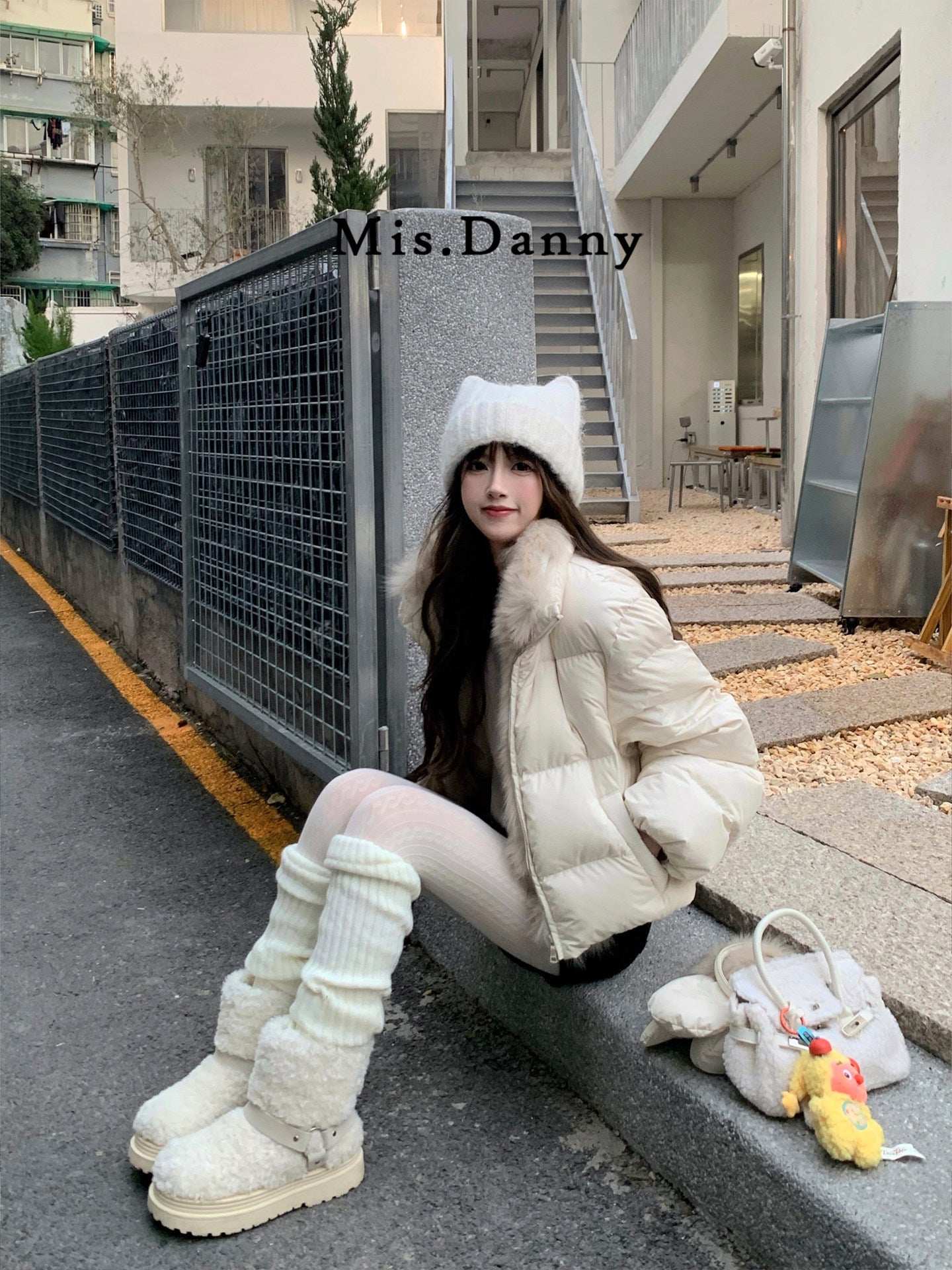 Super Soft Non-Slip Platform Fleece Lining Boots NA8714