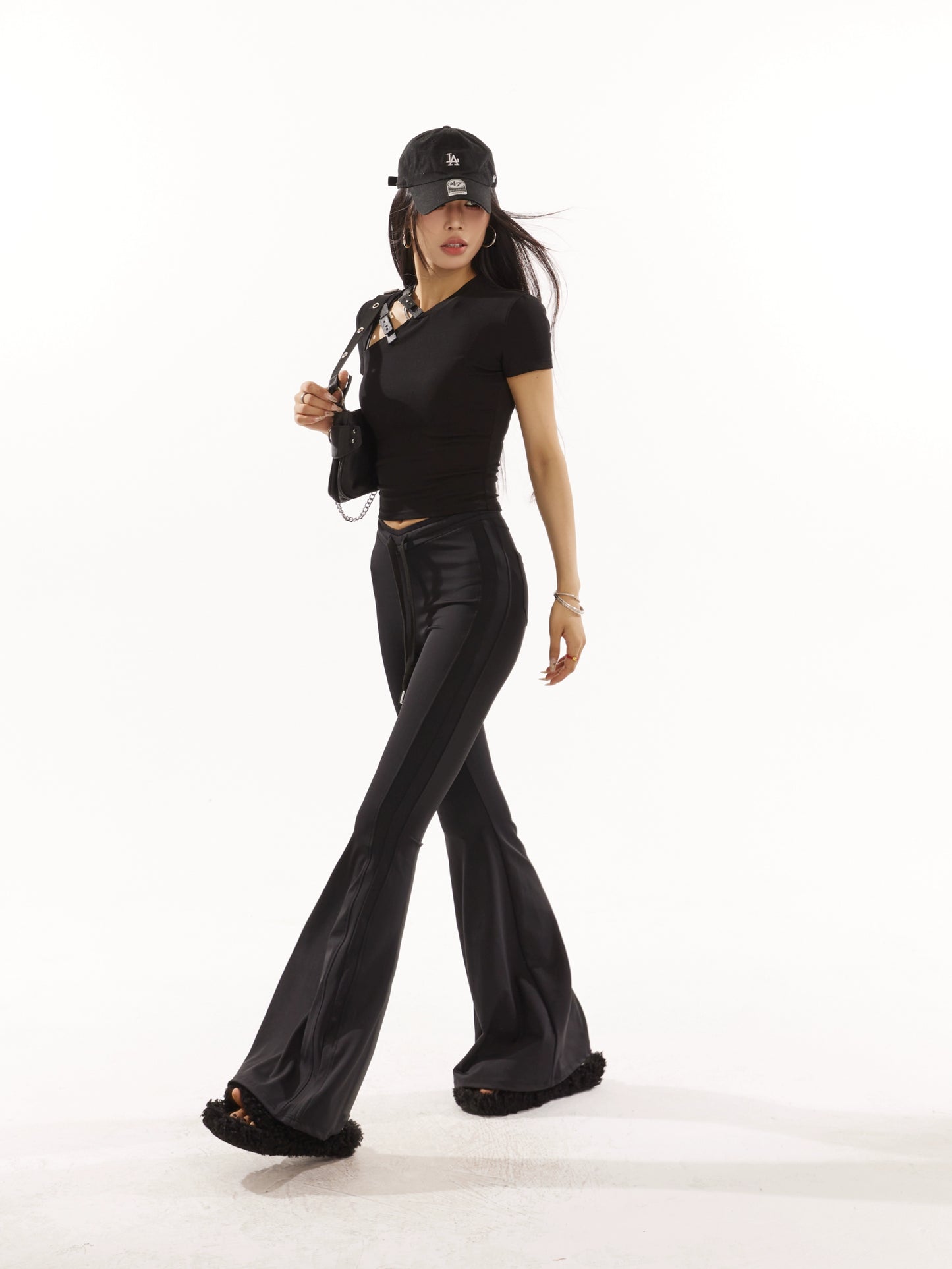 Flare Slim Pants NA3643