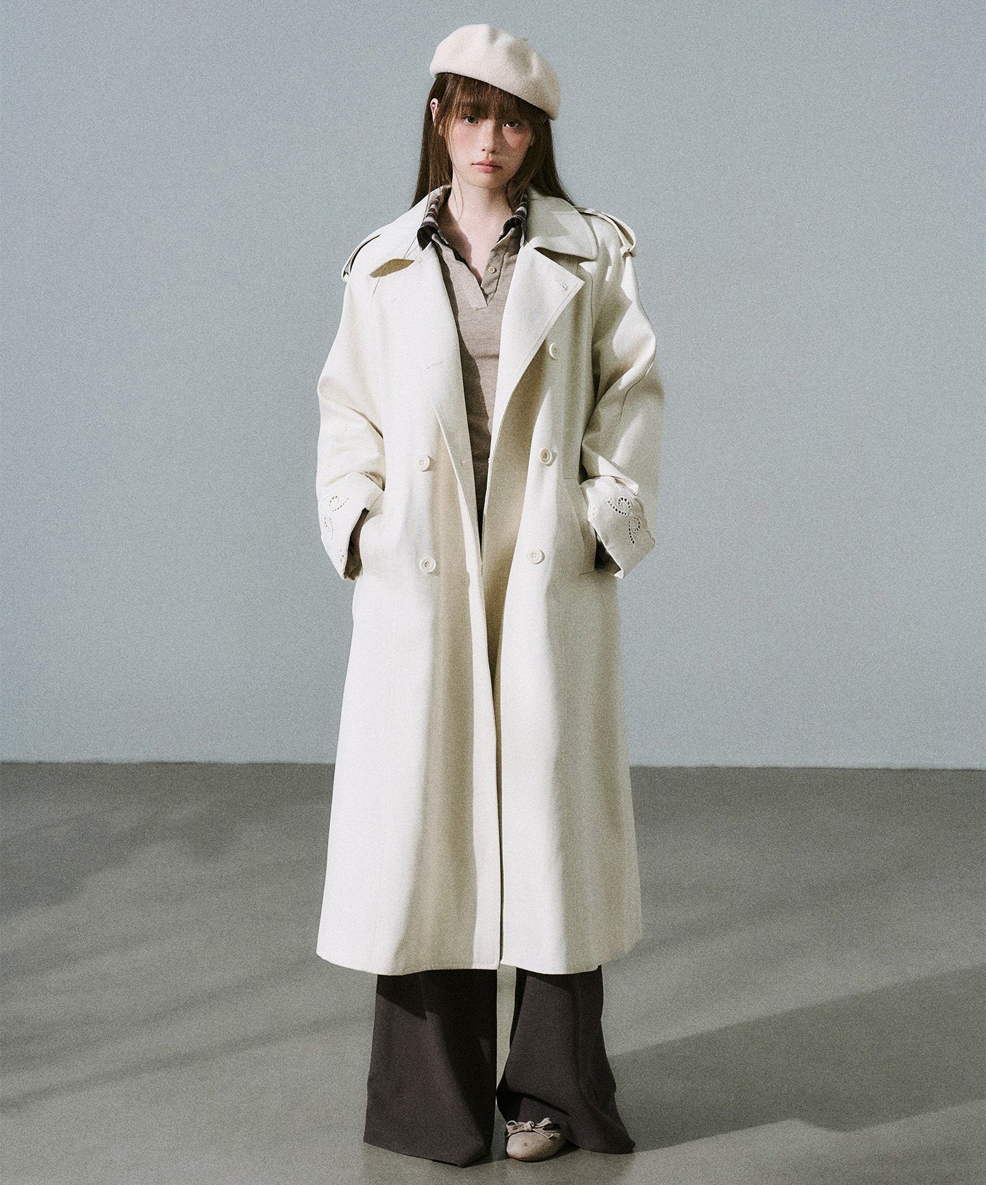 Double-Breasted Trench Coat NA8823