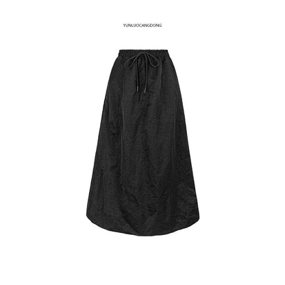 Reversible Two-wear Cloud Long Skirt NA4283