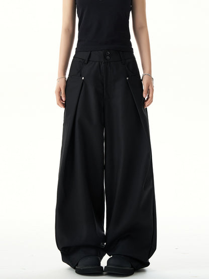 Washed Wide Leg Pants NA3178