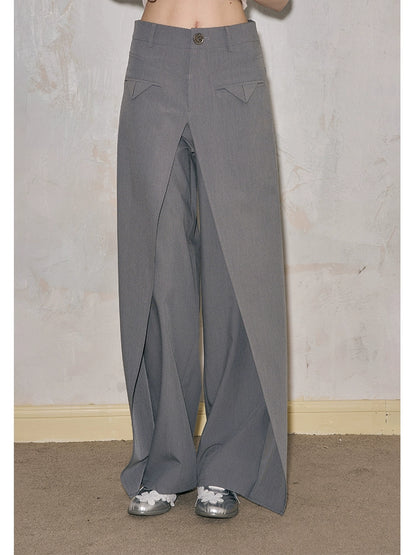 Wide Leg Floor Dropping Trousers NA5435