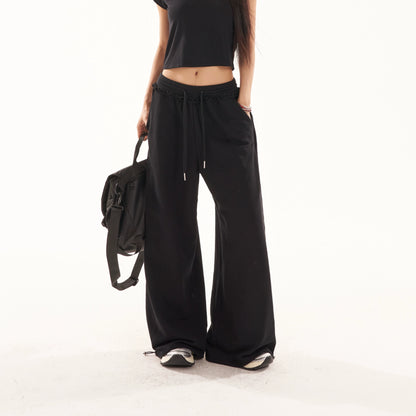 Wide Leg Fril Design Sweatpants NA3753