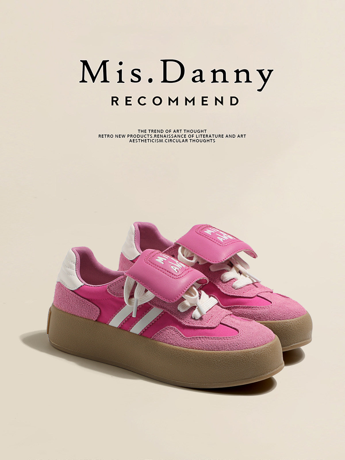 Velcro Strap Platform Sneakers NA8652