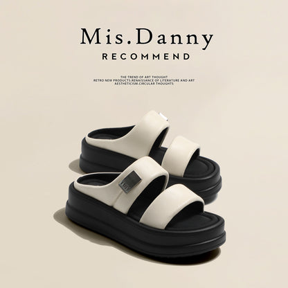 Height-Increasing 5cm Platform Super Soft Single-Strap Sandals NA8713