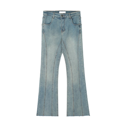 Fade Seam Flare Denim Jeans NA9175