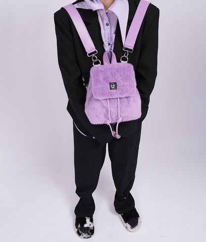 Fake Fur Mini Backpack NA8439
