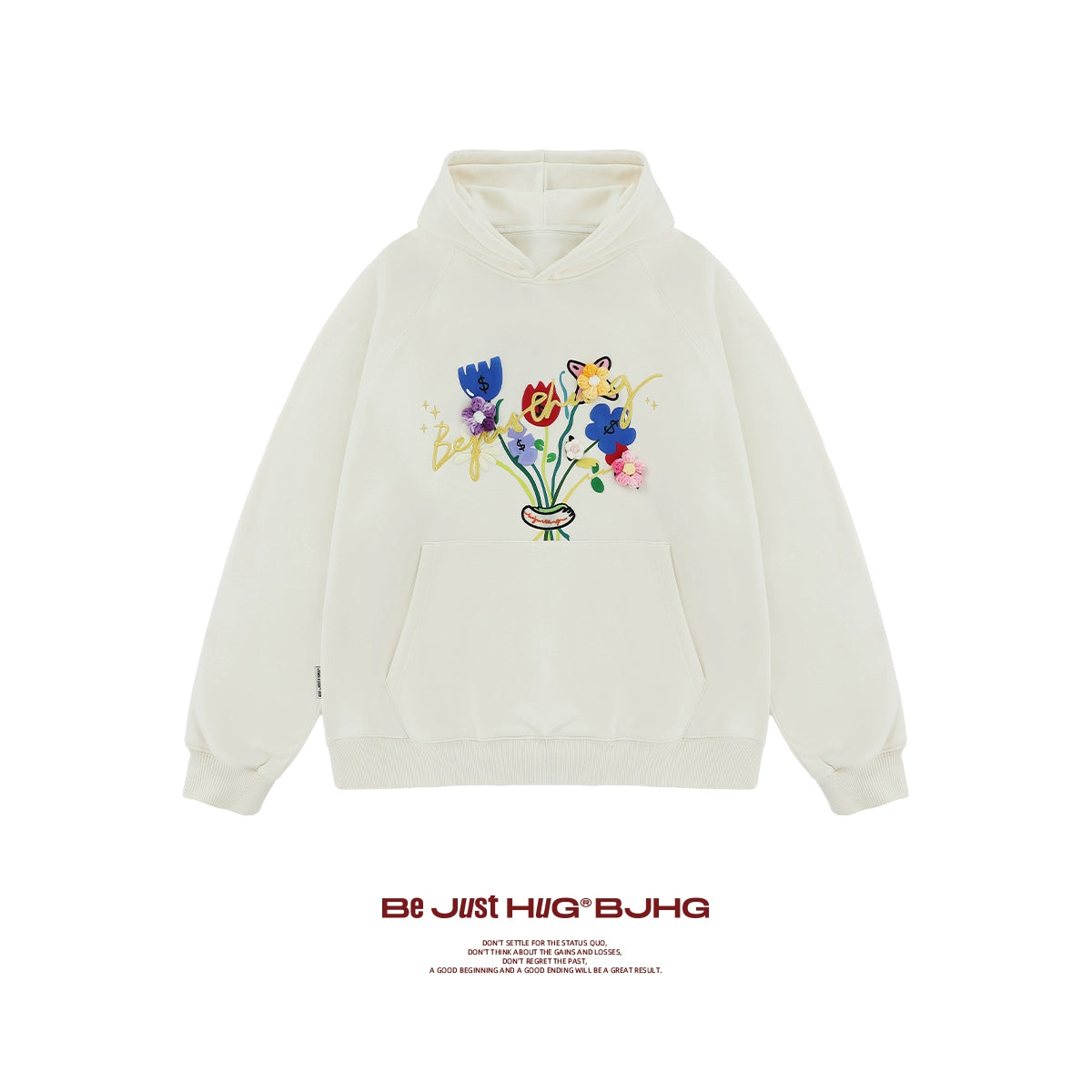 Flower Design Oversize Hoodie NA6076