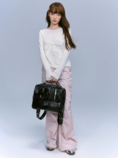 NA8811 LOST FOREST Ringing College Sweet Cool Girl Three-dimensional Pocket Shoulder Bag Versatile New Product NA8811