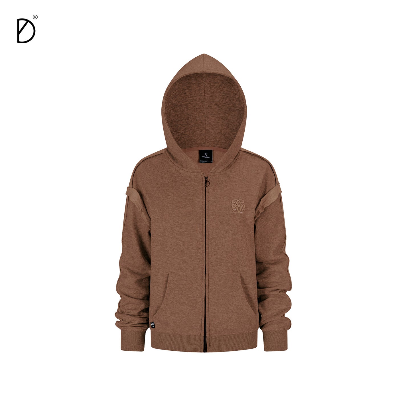 Plain Zip Hoodie & Drawstring Wide Leg Sweatpants Setup NA8940