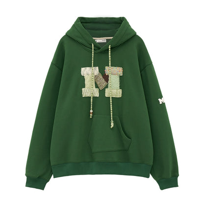 Loose Splicing Logo Hoodie NA5734