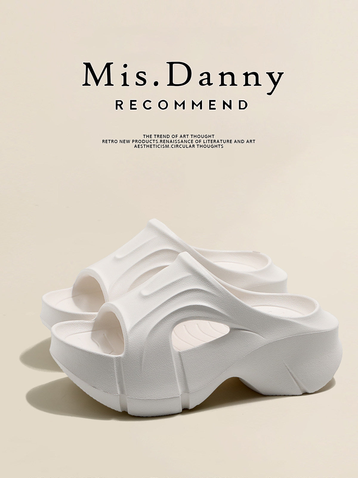 Ultra Light Extra Soft Thick Sole Single Strap Sandals NA8731