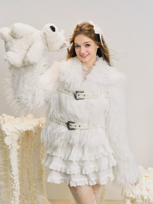 Double Backle Fur Jacket NA5890