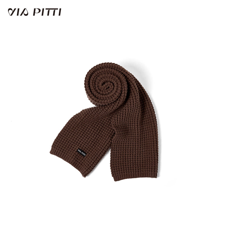 Warm Waffle Knit Scarf NA4689