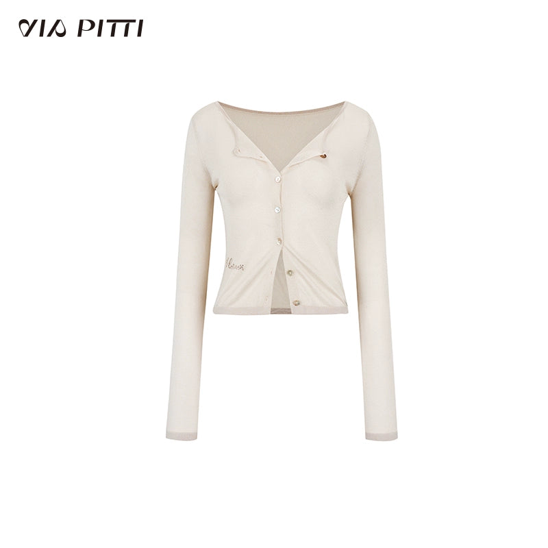 Thin Transparent Sunshade Knit Cardigan NA4766