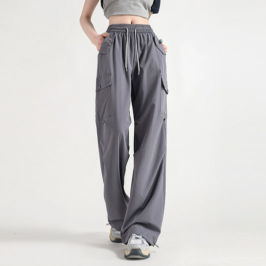 Quick Drying Workwear Wide-Leg Straight Pants NA3396