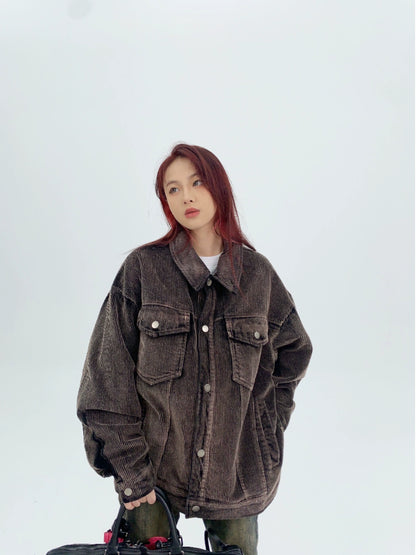 Oversize Heavyweight Corduroy Jacket NA2853