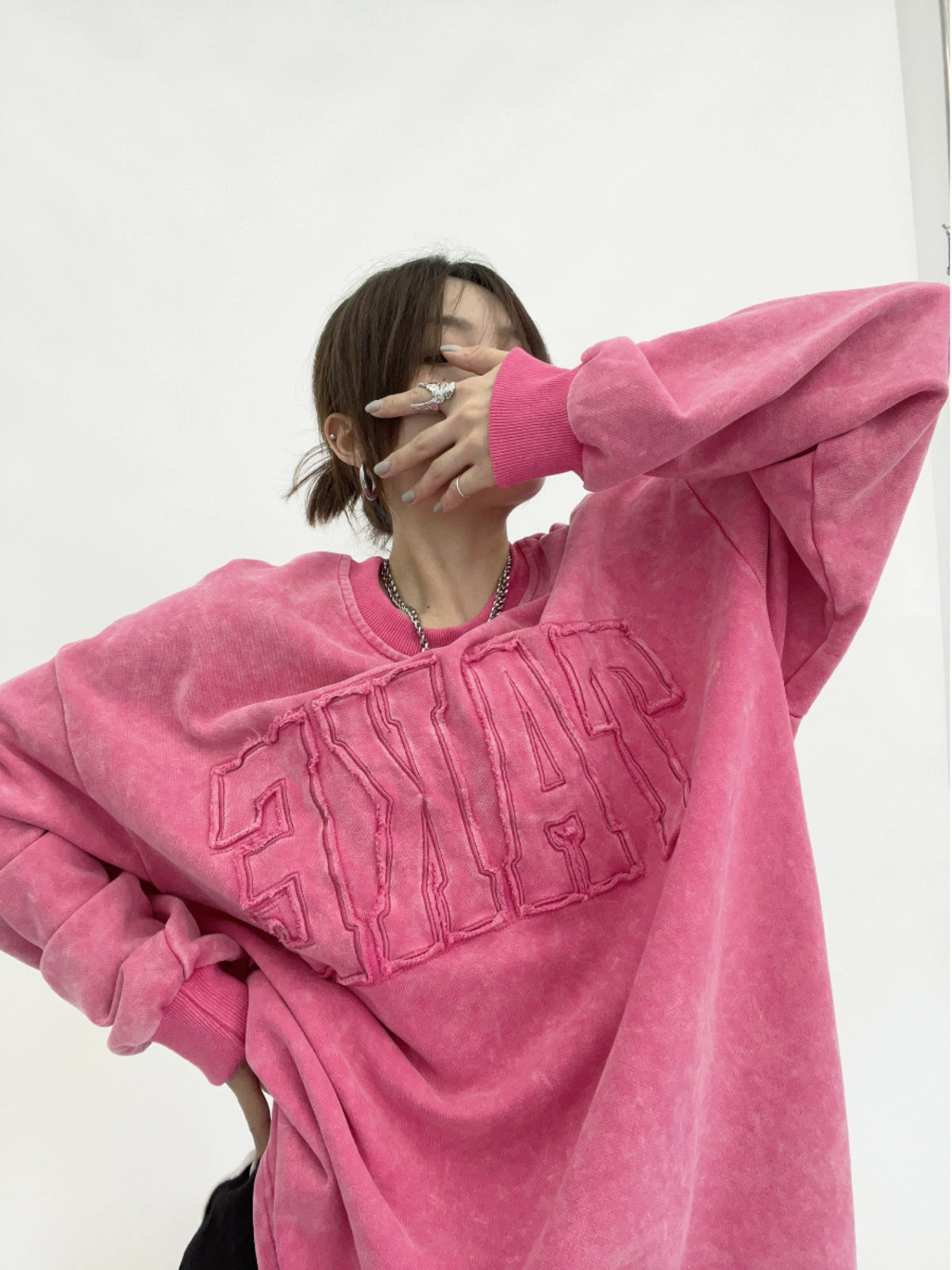 Washed Oversized Sweatshirt NA2770