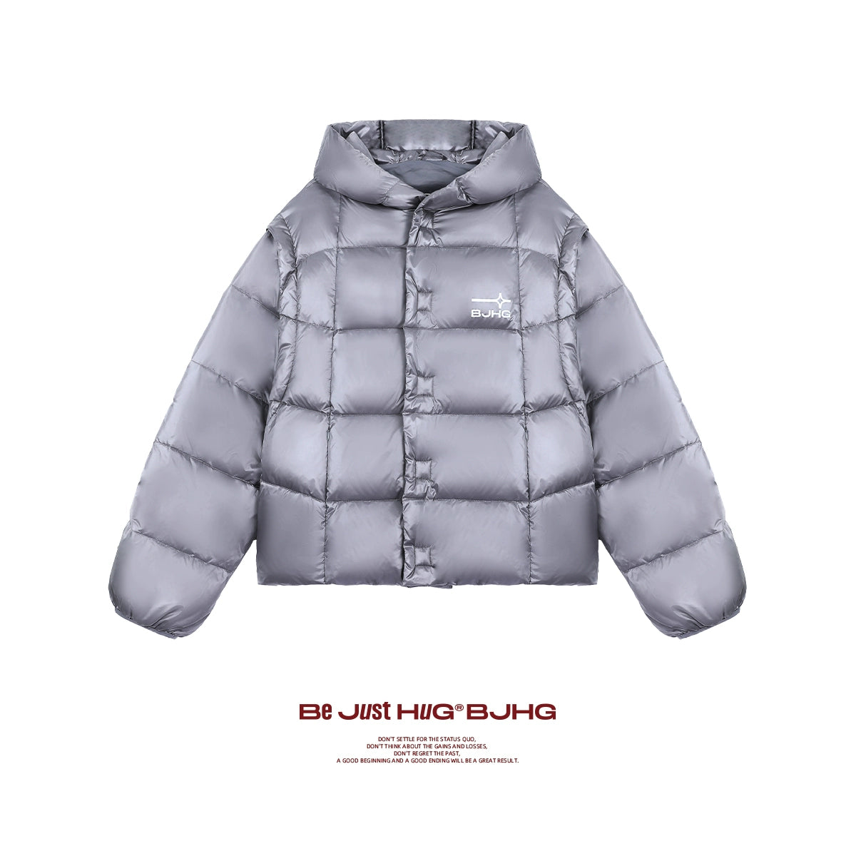 Oversize White Duck Down Jacket NA6107