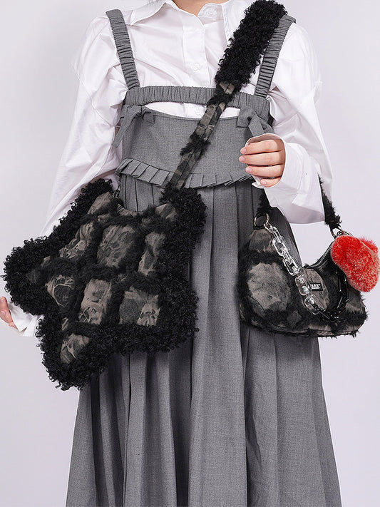 Fringe Star Denim Shoulder Bag NA8437