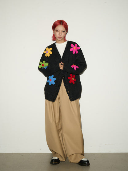 Double Pleats Elastic Waist Straight Trousers NA9159