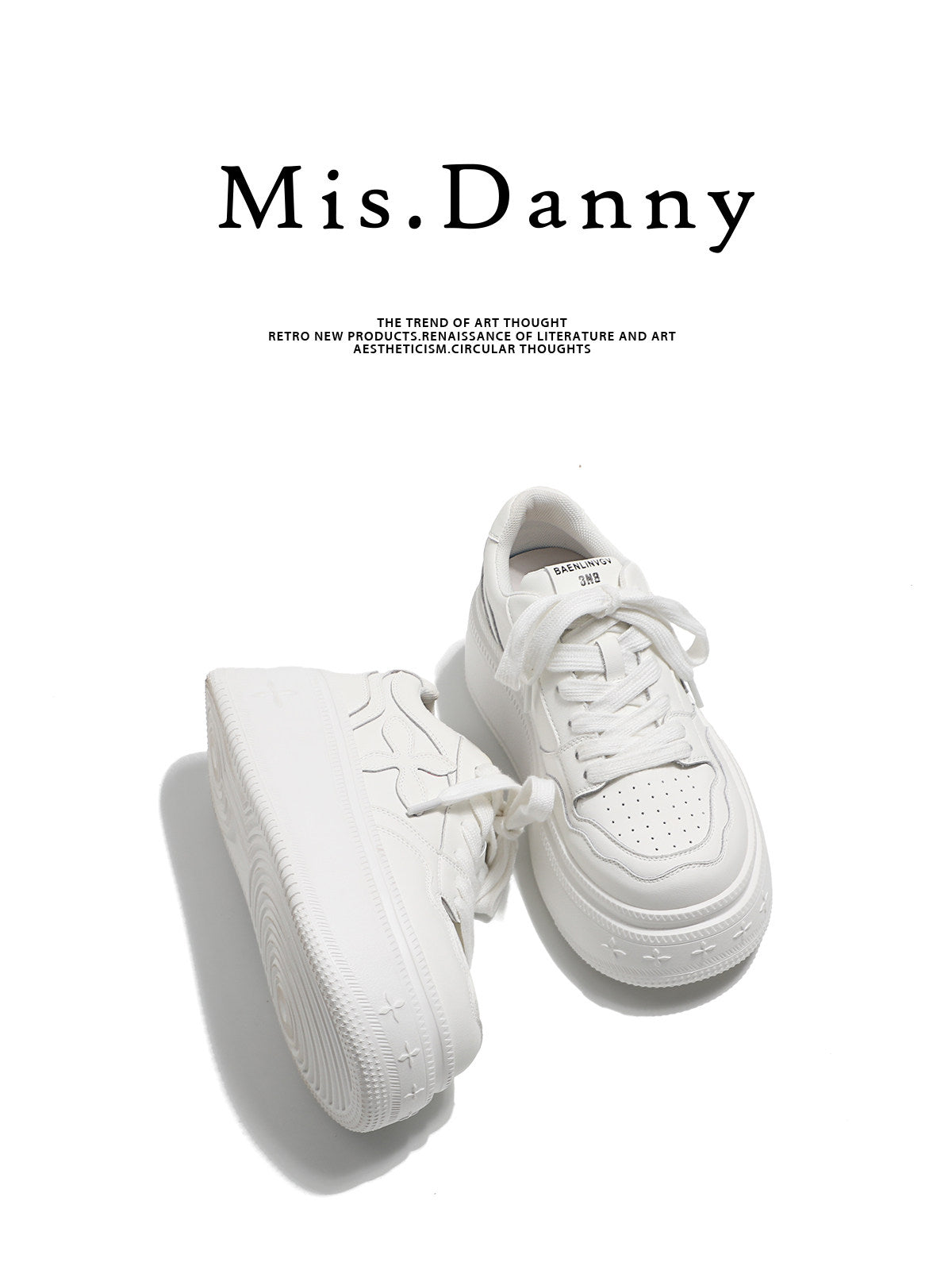 Chunky Sole Lace-Up Sneakers NA8667