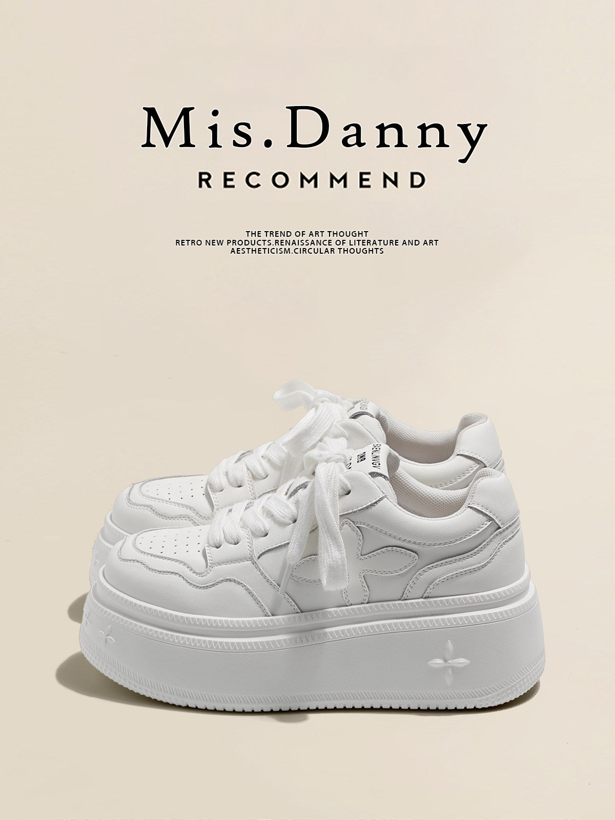 Chunky Sole Lace-Up Sneakers NA8667