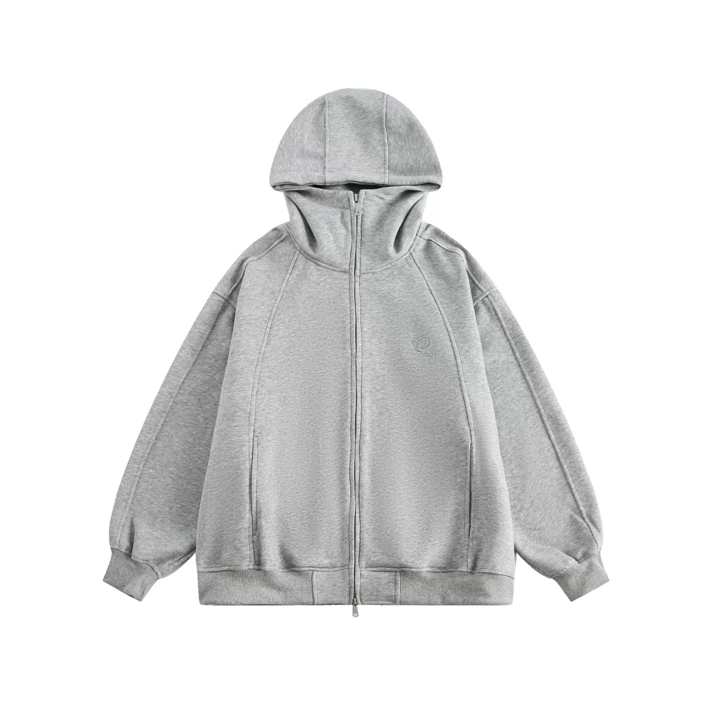 Oversize Zipper High-neck Hoodie NA2469