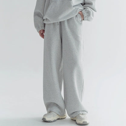 Casual Sporty Hoodie & Wide-leg Sweatpants Setup NA2714