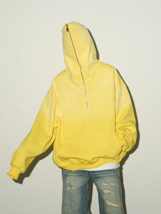 Gradient Half-Zip Design Hoodie NA9023