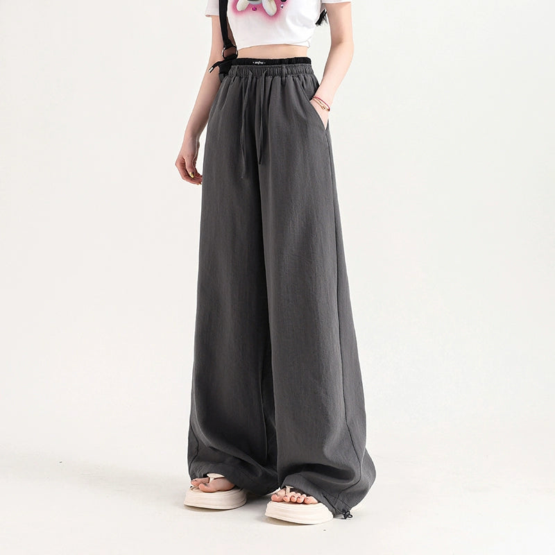 Wide-Leg Straight Long Pants NA3554