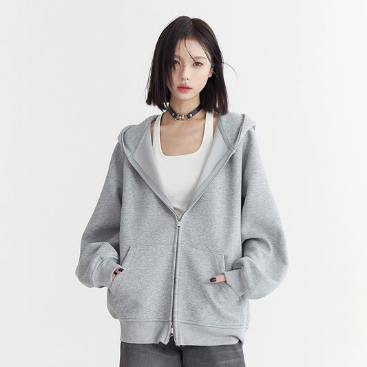 Oversize Zipper Hoodie NA2727