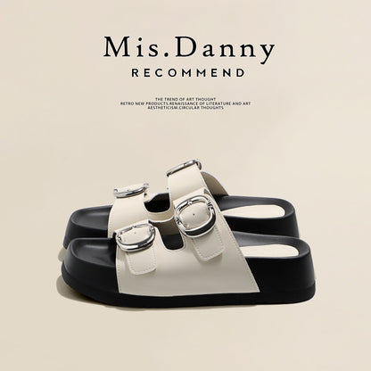 4.5cm Cork Platform Sandals NA8676