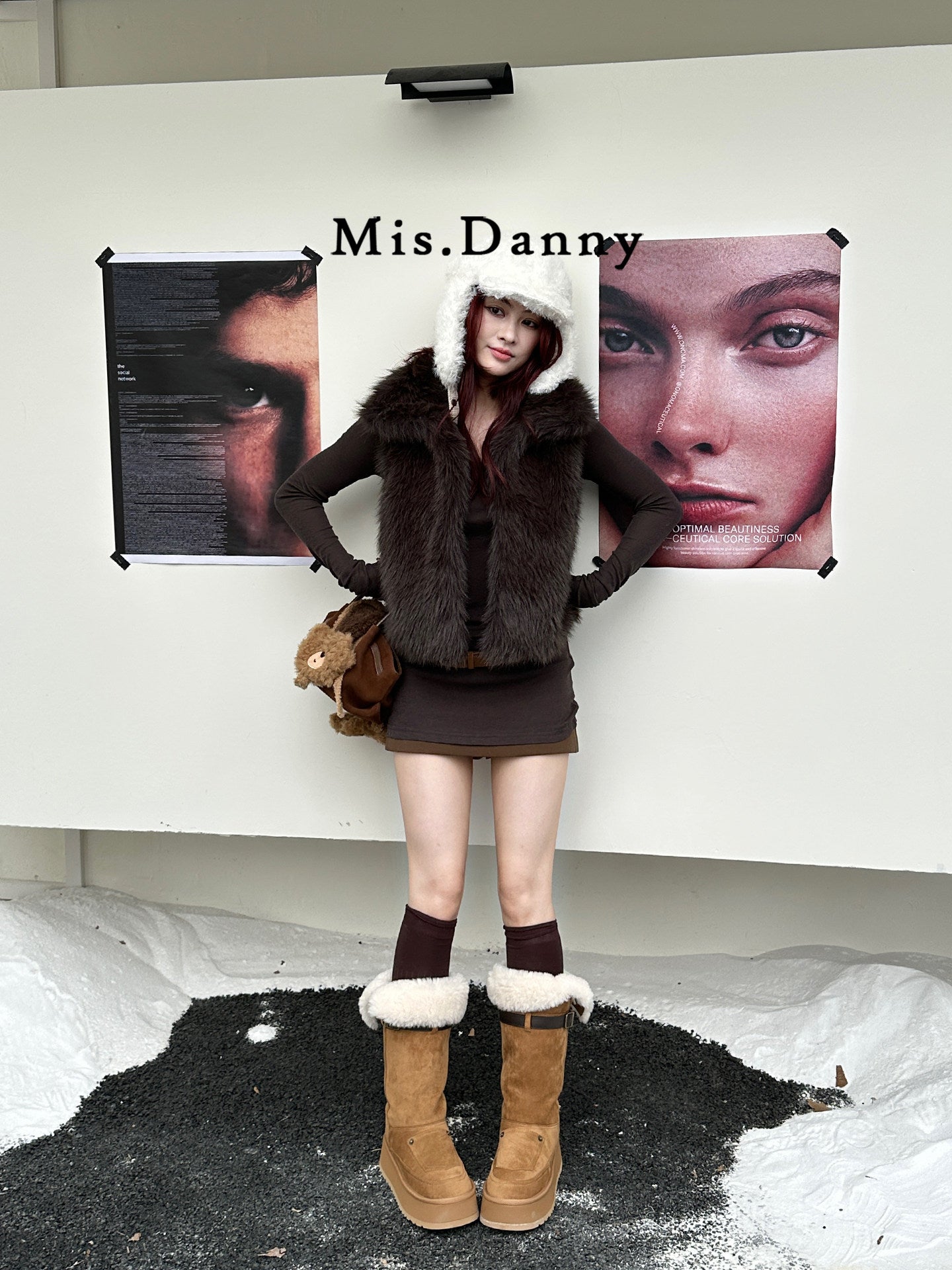 Platform Height Increase Non-Slip Thick Lining Boots NA8773