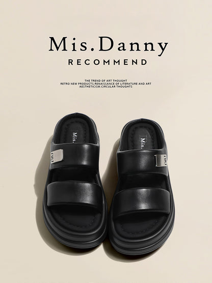 Height-Increasing 5cm Platform Super Soft Single-Strap Sandals NA8713