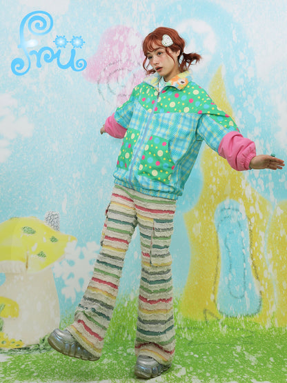 Colorblock Stripe Pants NA6583