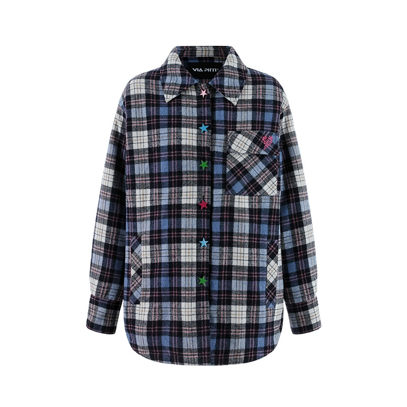 Plaid Oversize Shirt NA4716