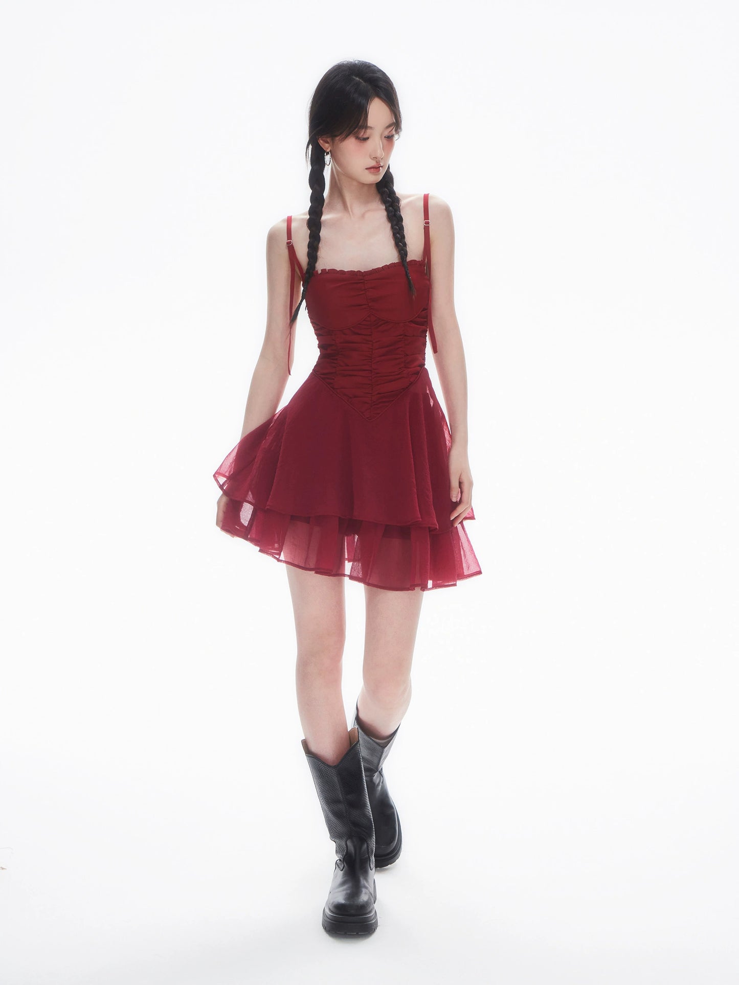 Strap Short Dress NA4439