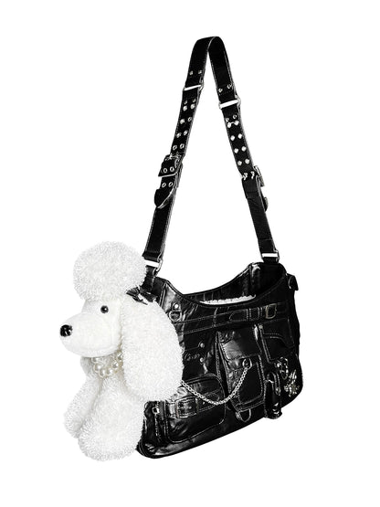 Dog Plush Design Tote Shoulder Bag NA6667